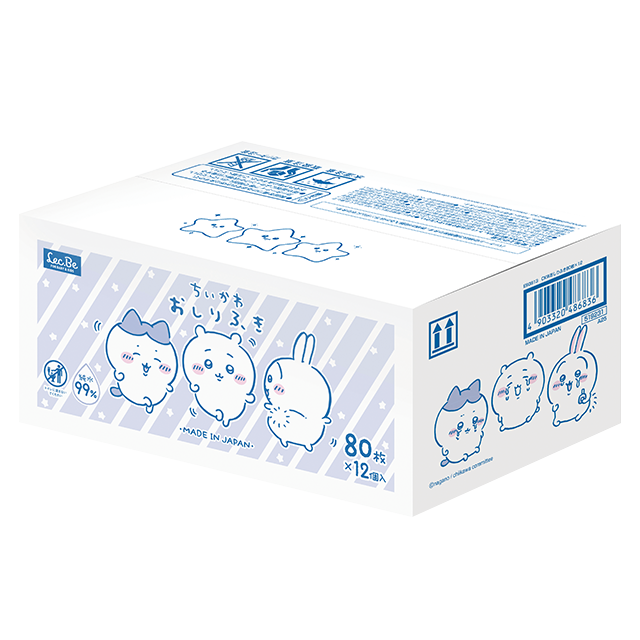 ちいかわ　おしりふき80枚×12