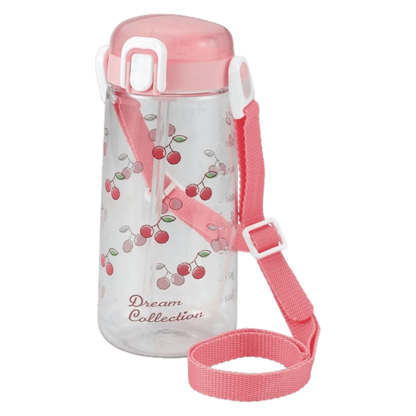 クリア水筒ボトル(直飲み)ピンク 商品画像1枚目