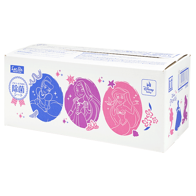 除菌シート６０枚×２０／ディズニープリンセス