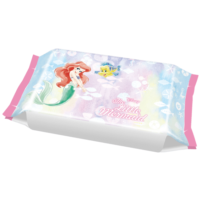 水99%手・口ふき 60枚x3/ディズニープリンセス アリエル 商品画像2枚目