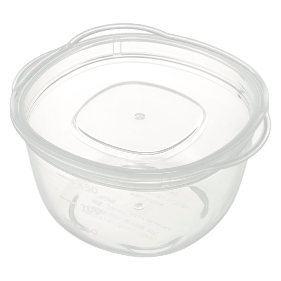 離乳食クリア保存容器（丸）L